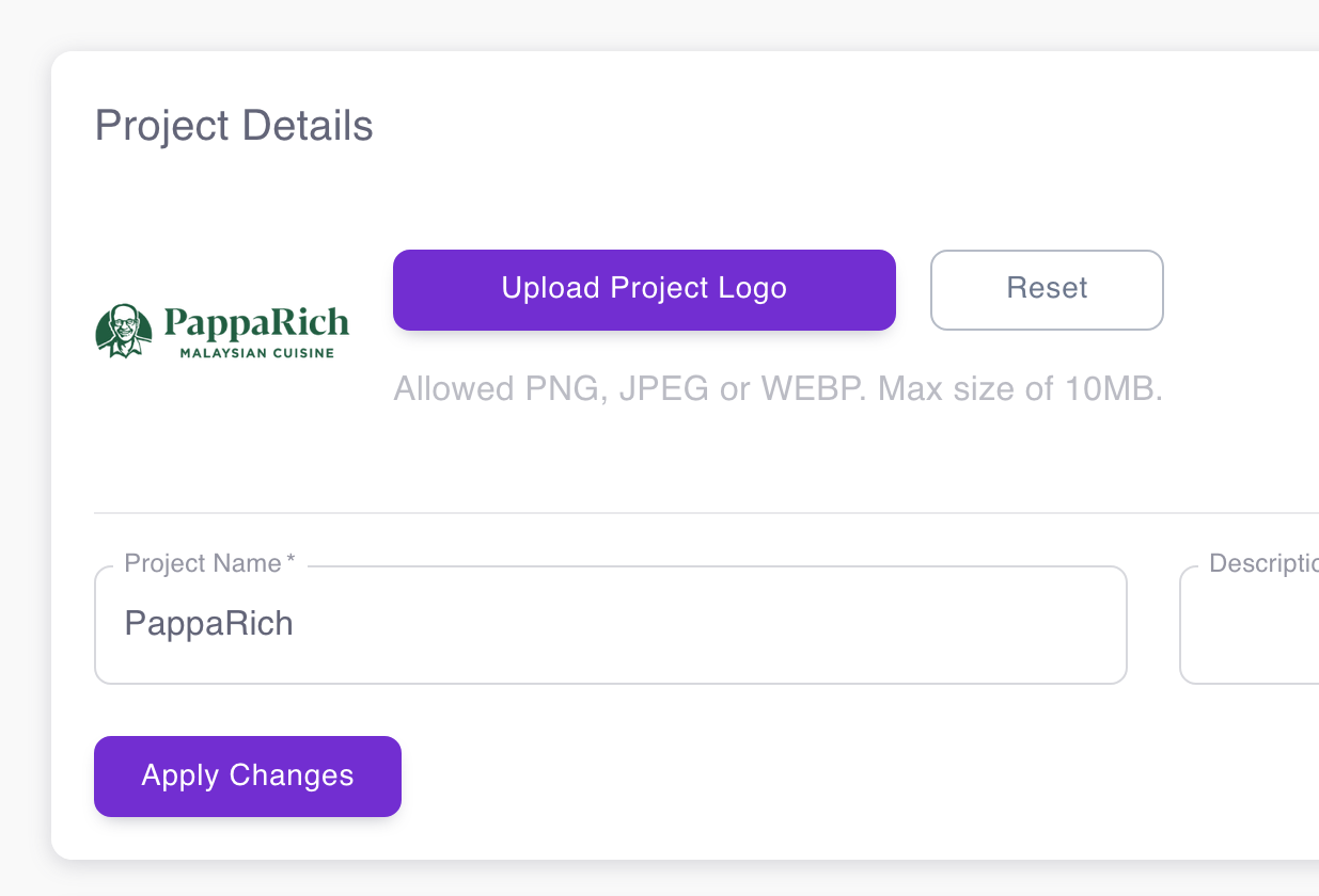 Upload Event Logo for Badges - Step 2