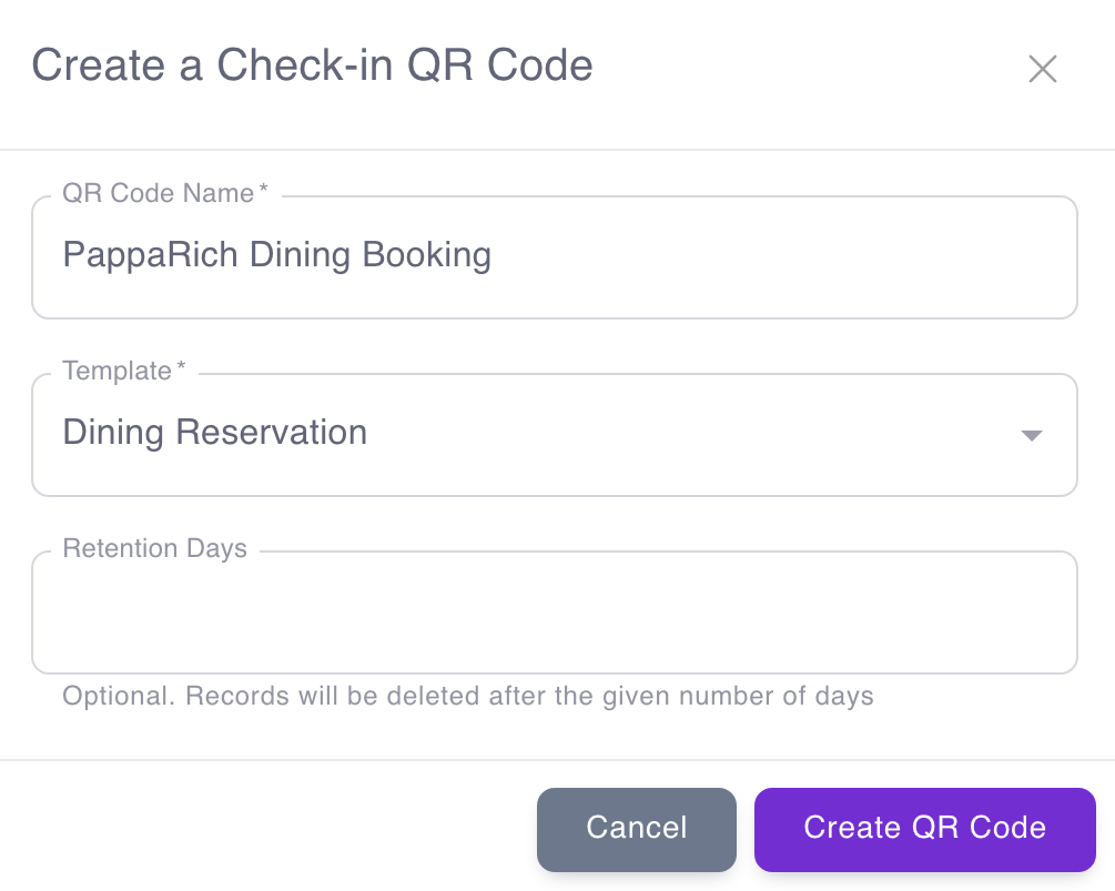 Generate Event QR Codes - Step 4