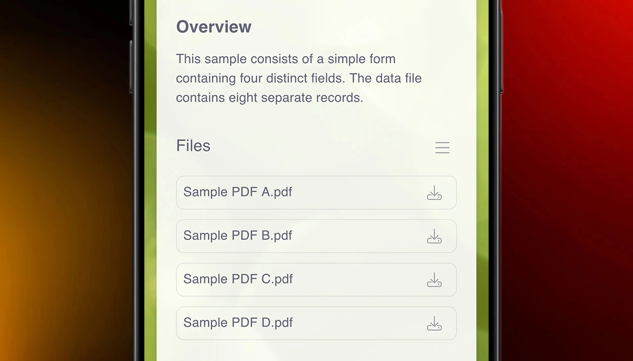 Event Materials Distribution with QR Codes