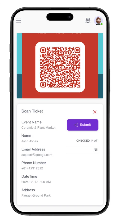 QR Sage Solutions - Ceramic & Plant Market Form